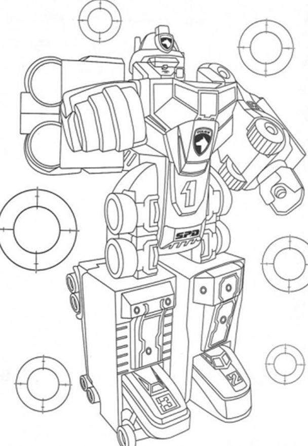 Download Awesome Power Ranger Robot Coloring Pages Or Print 