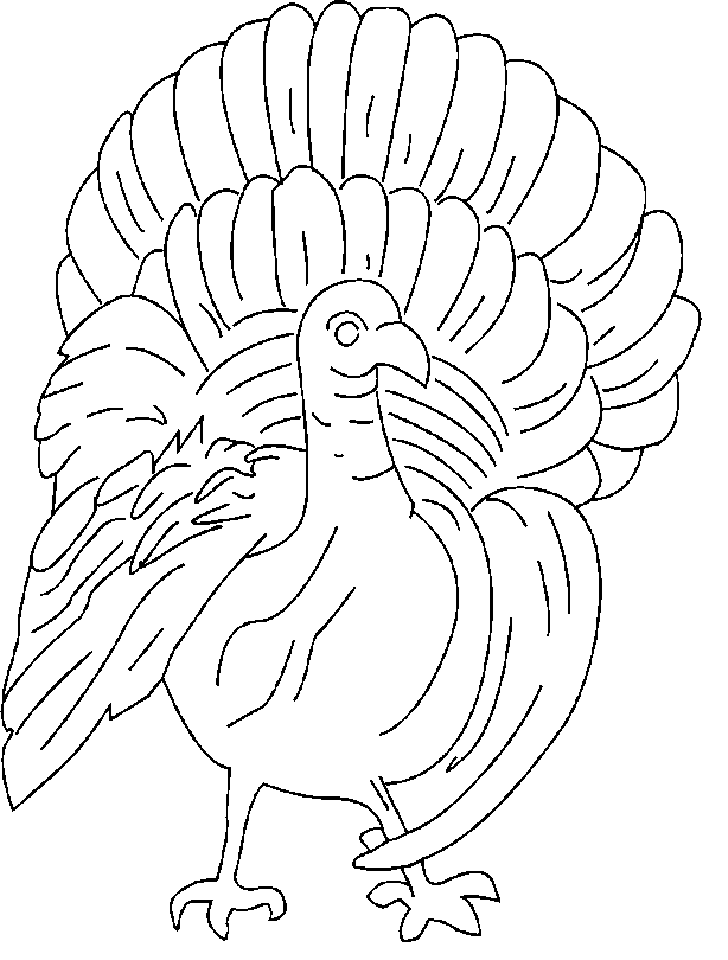 Thanksgiving Turkey Coloring Pages Printables - Picture 5 