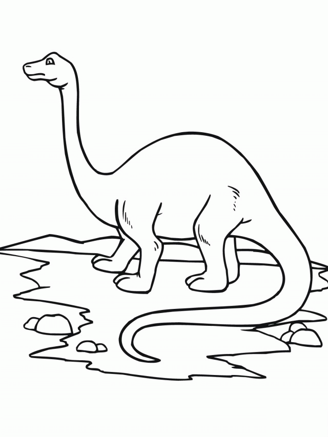 4765 Toddler Dinosaurus Brontosaurus Animal Coloring Page 181390 
