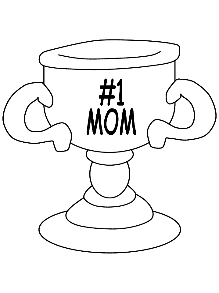 Mother's Day Colouring Page