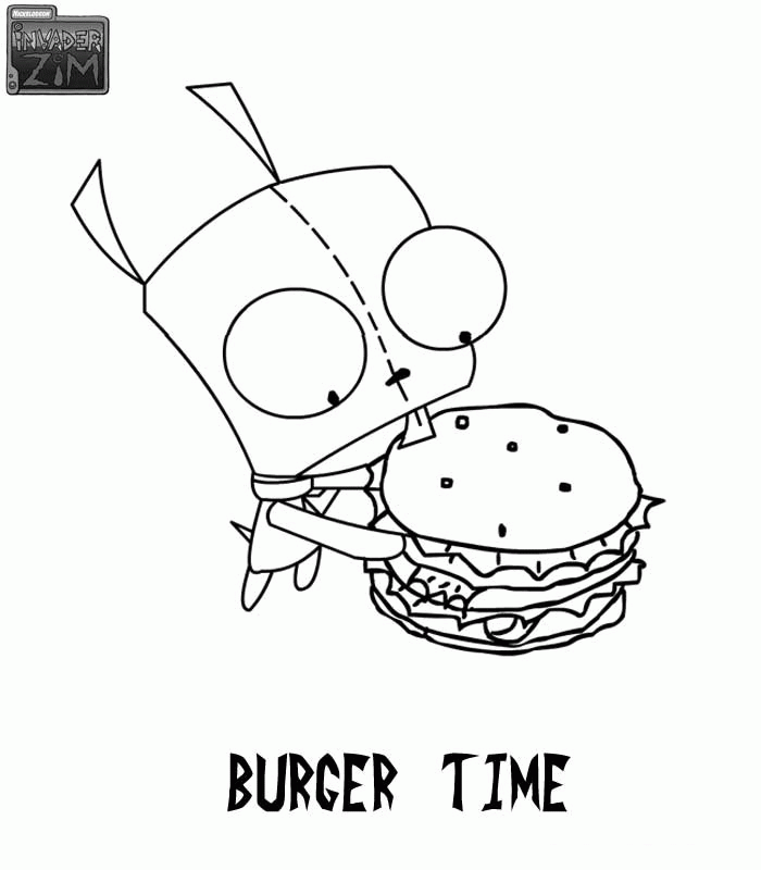 Invader Zim Coloring Pages | Coloring Pages