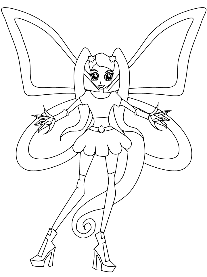 Printable Fairies 18 Fantasy Coloring Pages