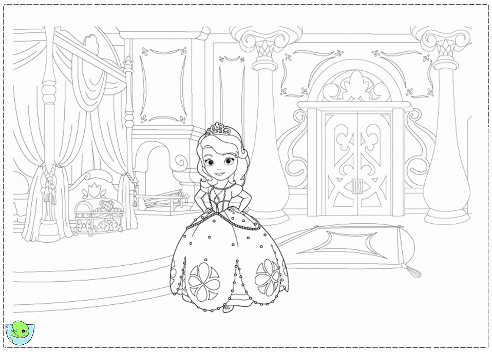 Sofia the First Coloring page