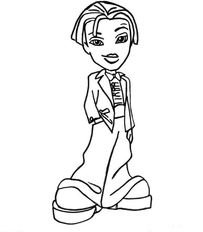 Bratz Coloring Pages - Coloringpages1001.