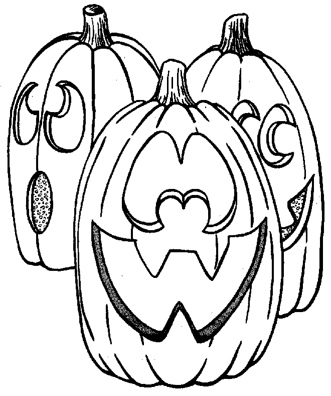 Kids Coloring Pages Halloween - Free Printable Coloring Pages 