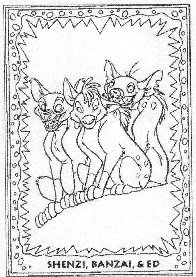 Hyena Coloring Page Site Hyena Coloring Pages Printable Coloring 