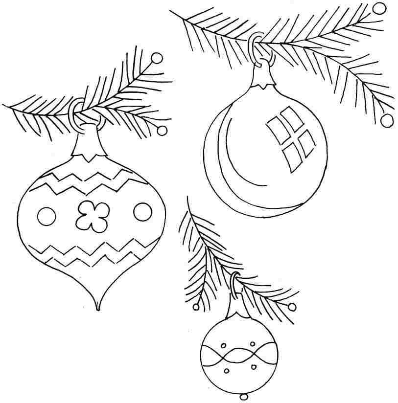 Free Printable Christmas Tree Coloring Pages For Little Kids #
