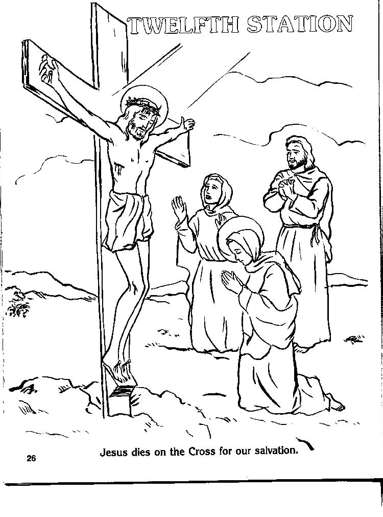 Stations Of The Cross Coloring Pages | Coloring Pages