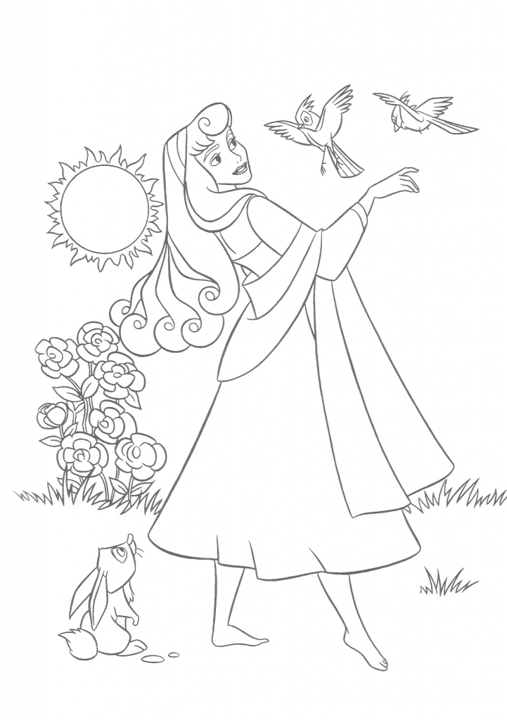 Sleeping Beauty Coloring Pages