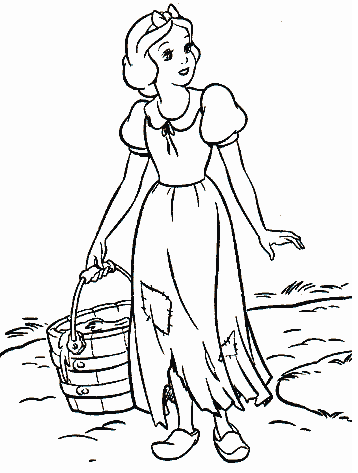 Coloring Page - Snowwhite coloring pages 0