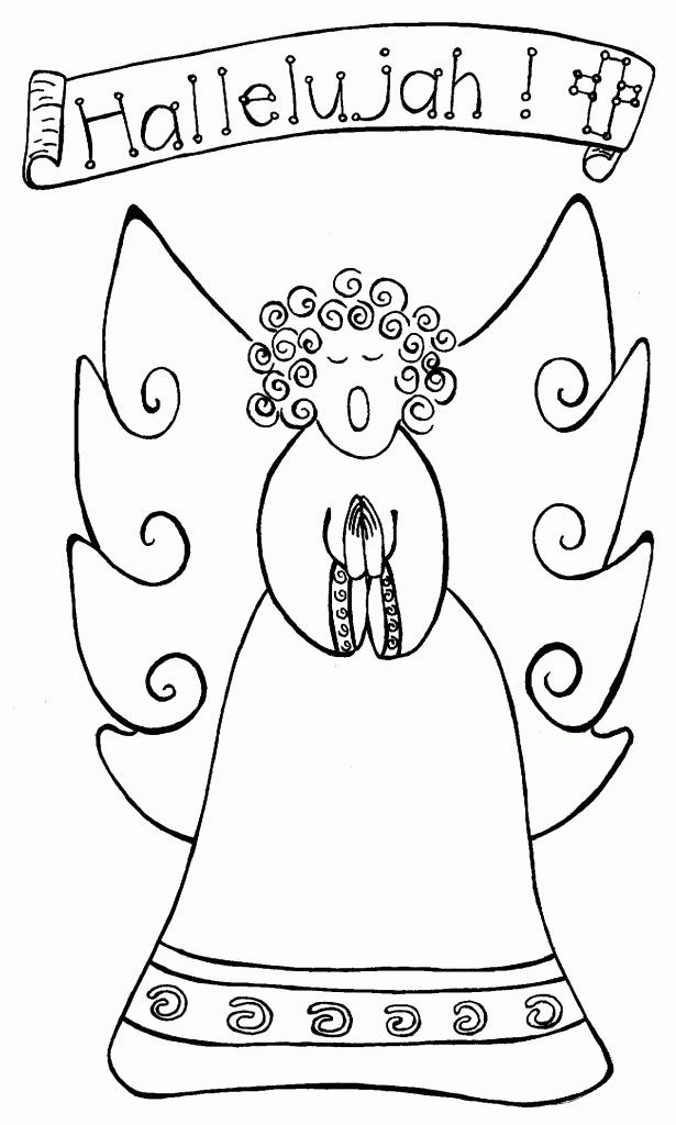 boy angel coloring pages | The Coloring Pages