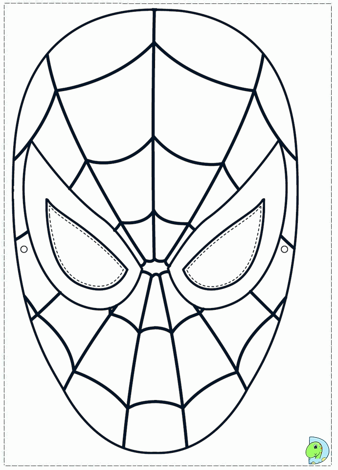 Spiderman Coloring page- DinoKids.