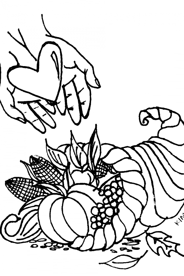Christian Thanksgiving Coloring Pages | download free printable 
