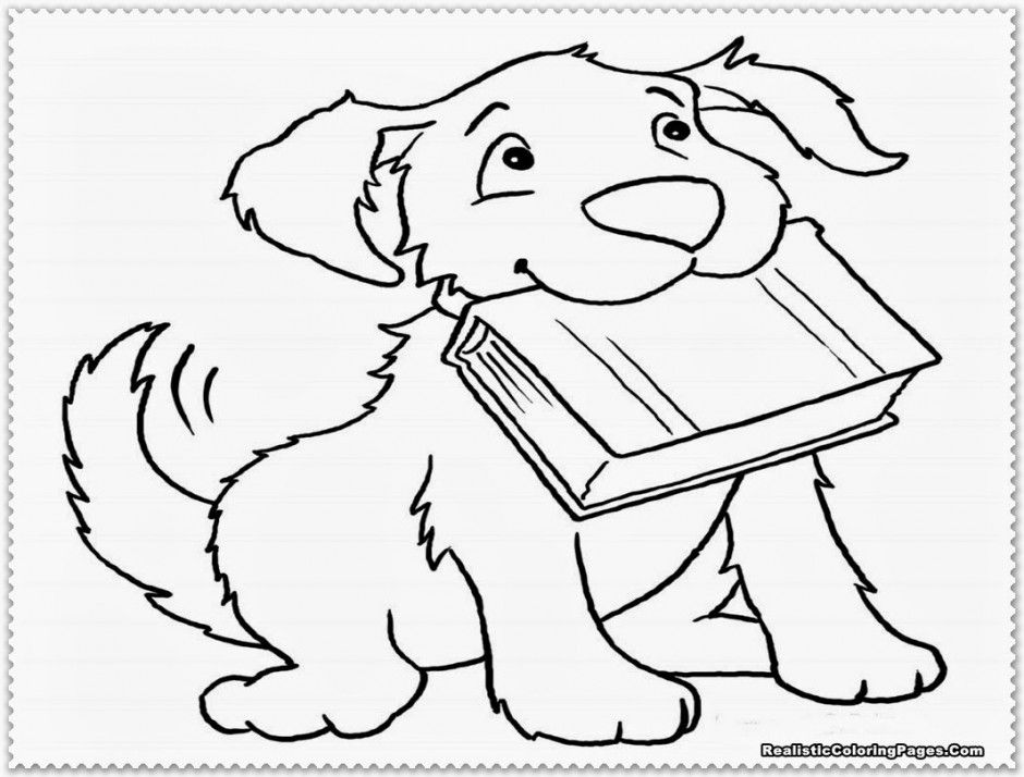 Realistic Dog Coloring Pages Free Coloring Pages 164097 123 