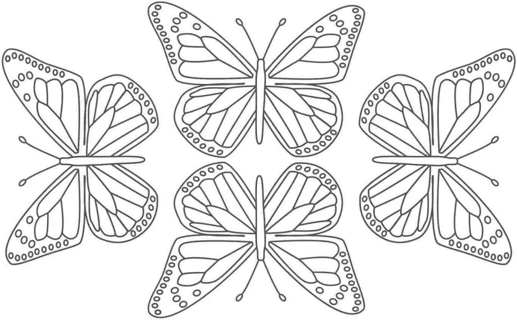 christian butterfly coloring pages : Printable Coloring Sheet 