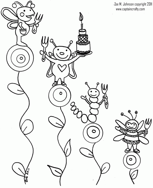 Insect Coloring Pages Free Insects And Bugs Coloring Pages Cute 
