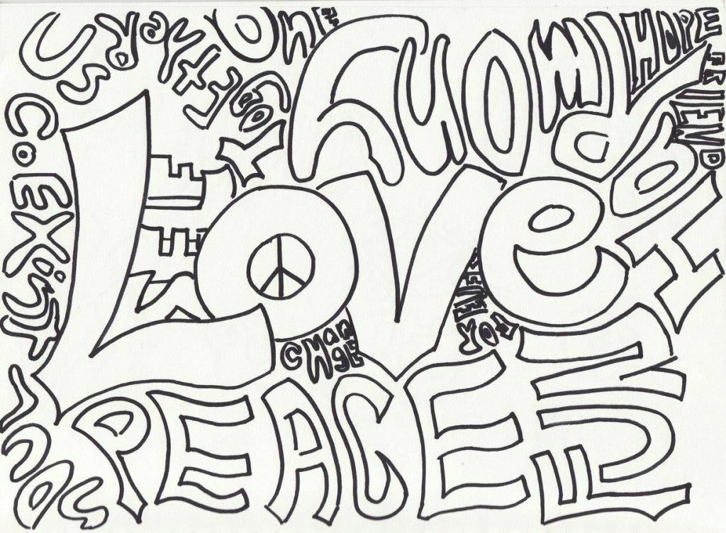 Download Love Happiness Coloring Pages Peace | Laptopezine.