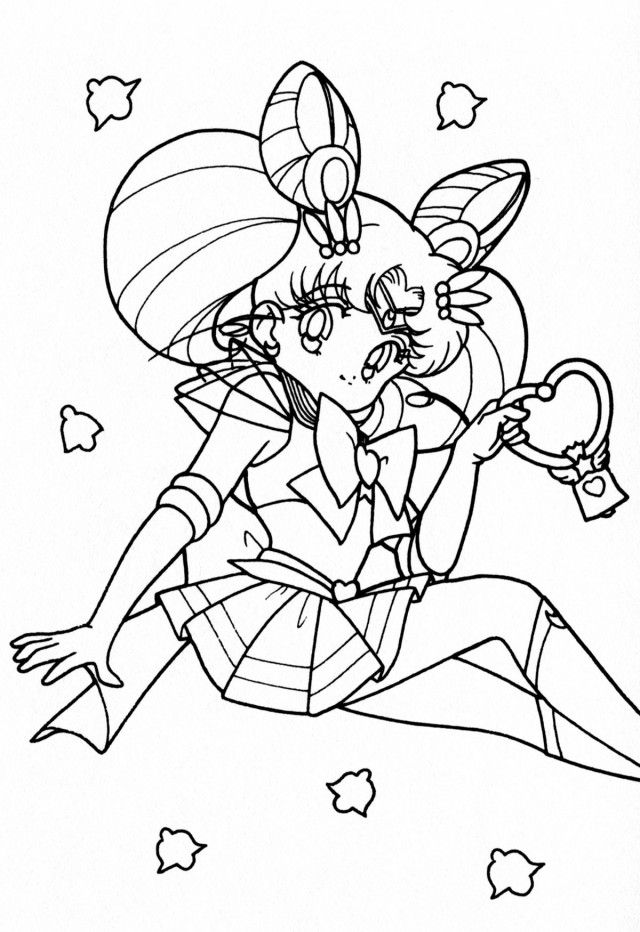 Thecoloring Netsailor Chibi Moon Coloring Pages Id 45288 129375 