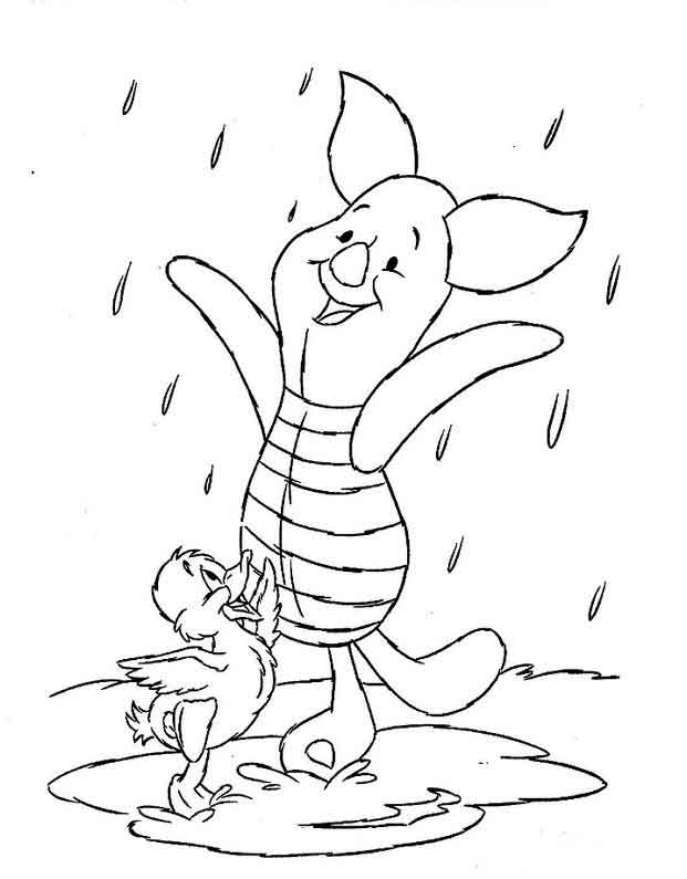 Baby Piglet Coloring Pages 640 | Free Printable Coloring Pages
