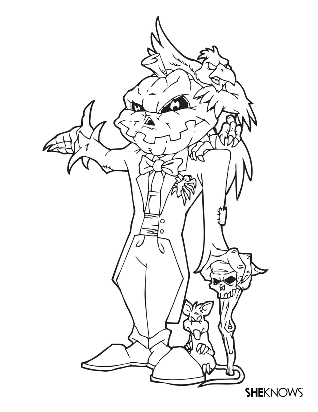 Halloween Coloring Pages - Page 3