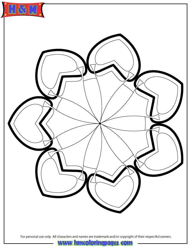 Simple Mandala 7 Coloring Page | Free Printable Coloring Pages