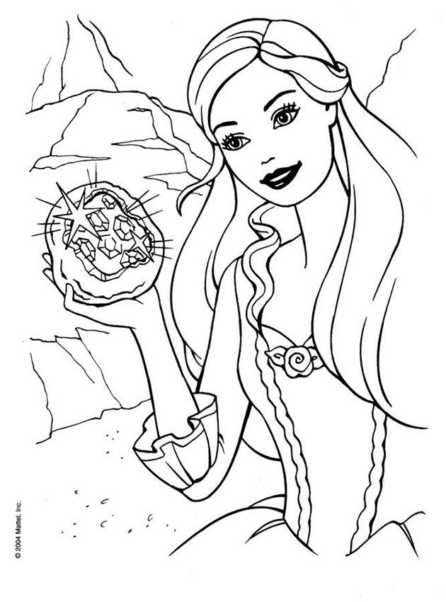 Barbie fashion coloring pages 18 / Barbie Fashion / Kids 