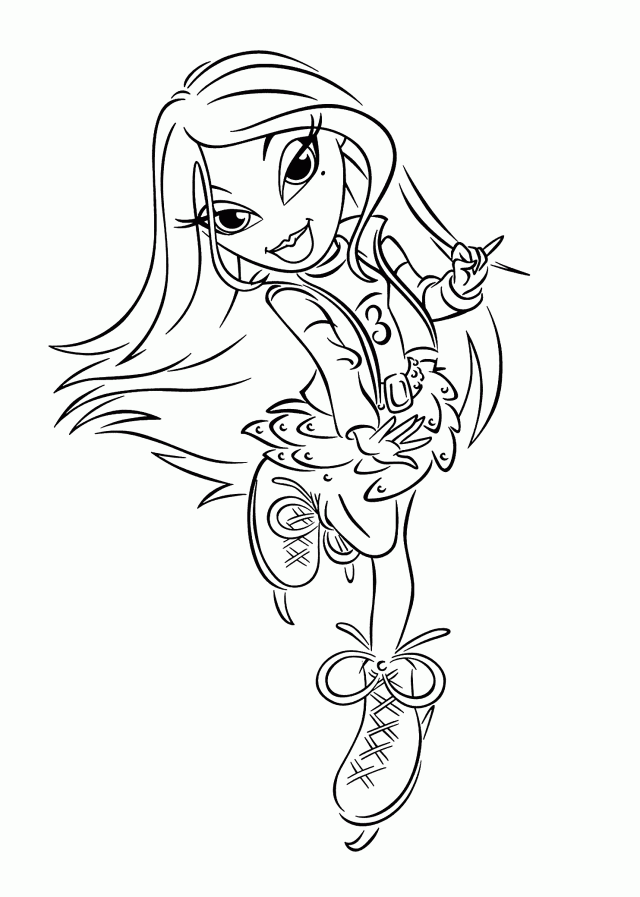 Yasmin Bratz Coloring Pages For Kids Printable Free 289390 