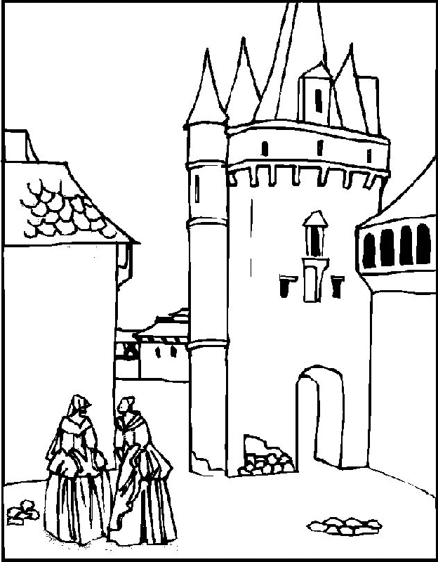 Castle Coloring Pages 5 | Free Printable Coloring Pages 
