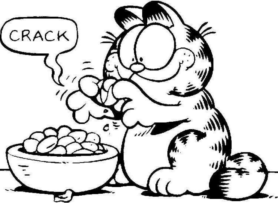 Garfield Coloring Pages - Coloringpages1001.