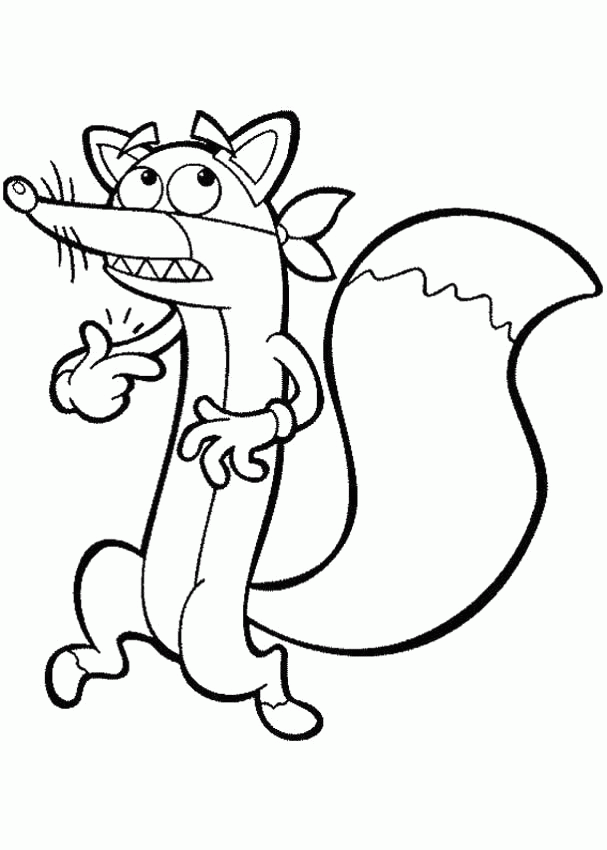 Red Fox Coloring Page Coloring Nation