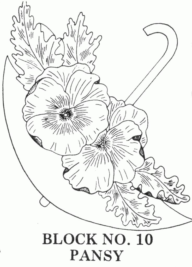 umbrella bouquets embroidery applique | Embroidery