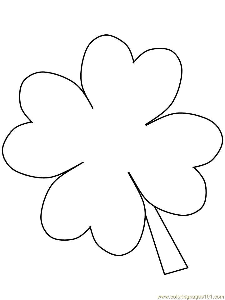 CLOVER Colouring Pages