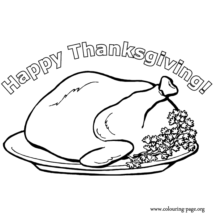 Thanksgiving - Thanksgiving Day coloring page