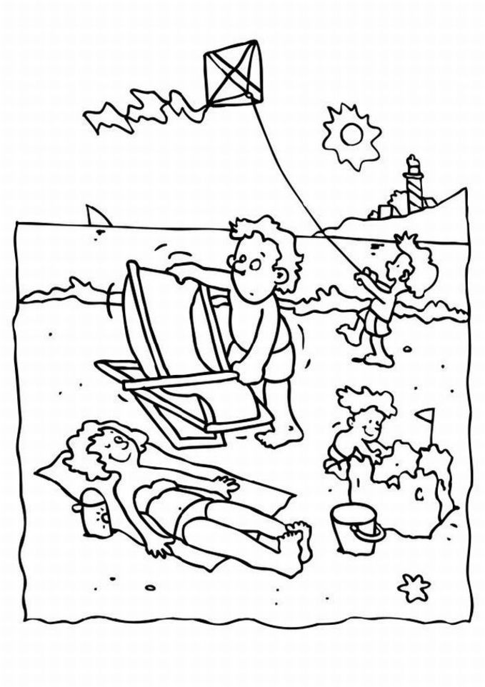 Related Pictures Summer Coloring Sheets Car Pictures