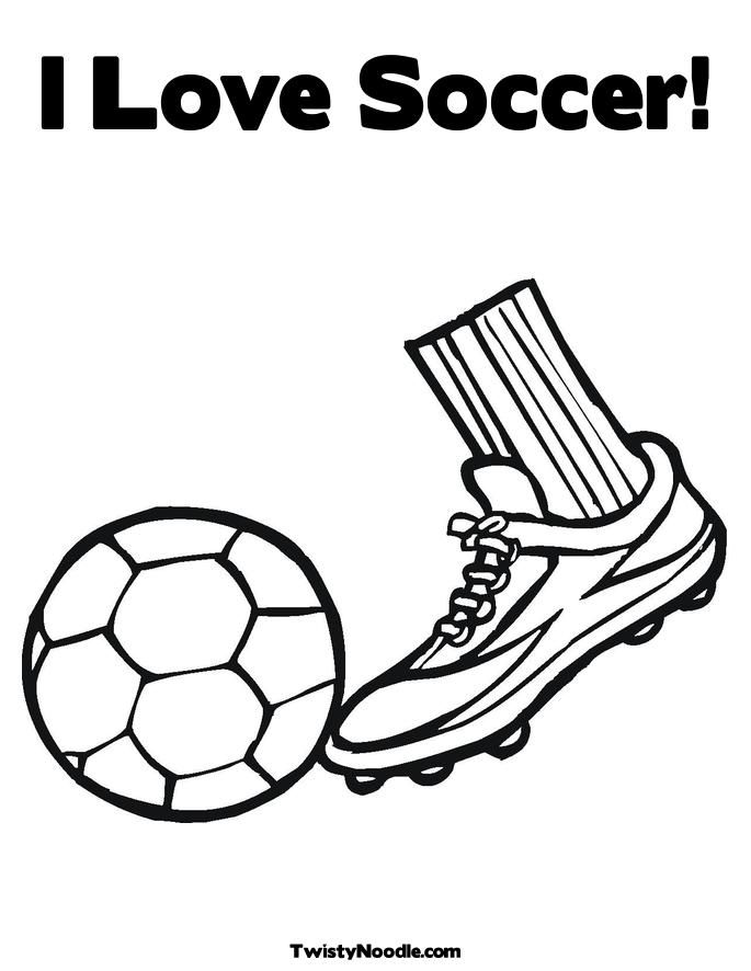 I Love Soccer Coloring Pages | Printable Coloring Pages