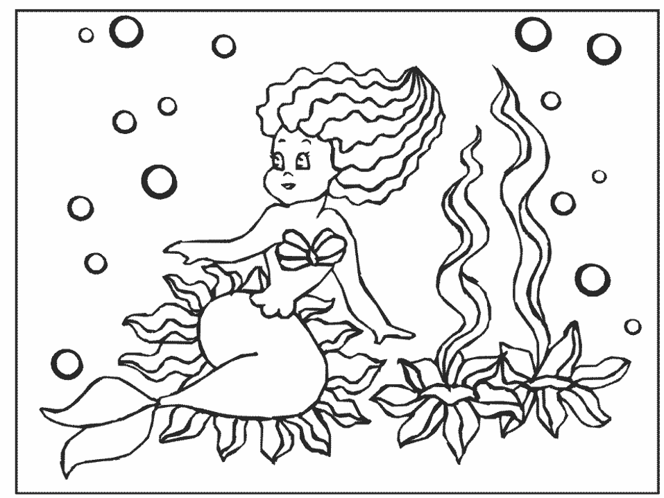 Search Results » Mermaid Printable Coloring Pages