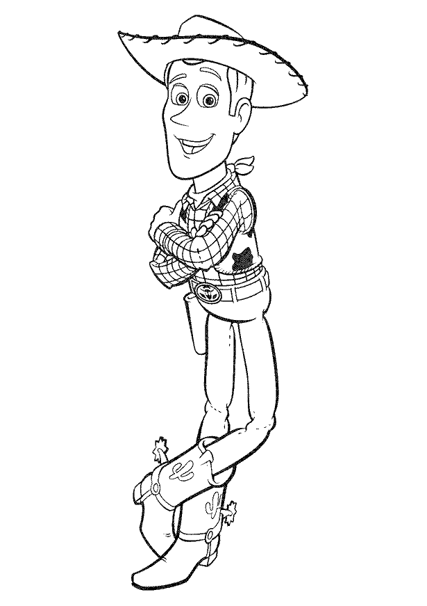 Coloring Page - Cowboy coloring pages 10