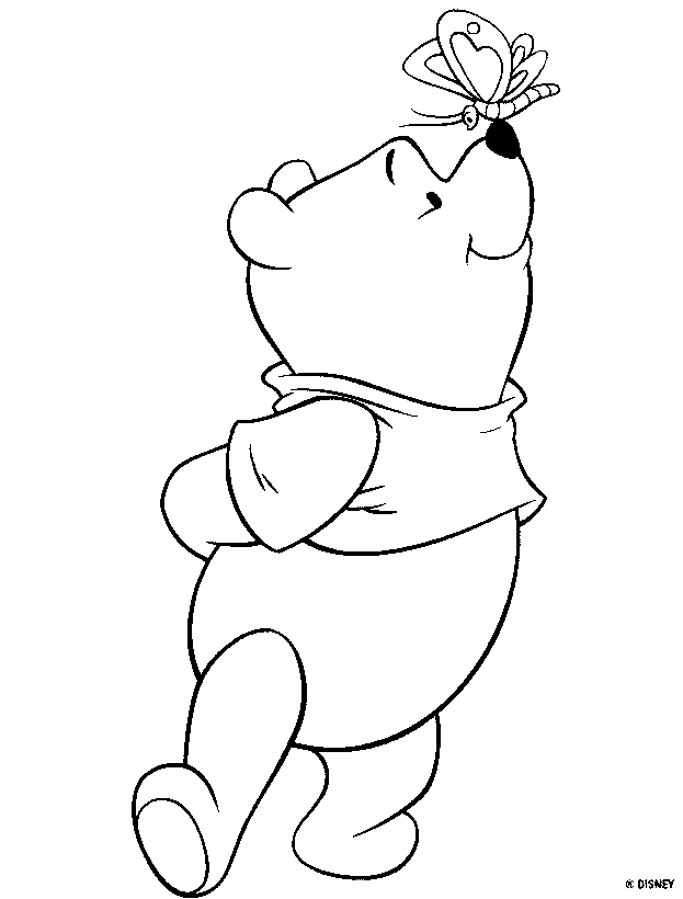 Winnie The Pooh Bear Coloring Pages | Disney Movies Posters HD 