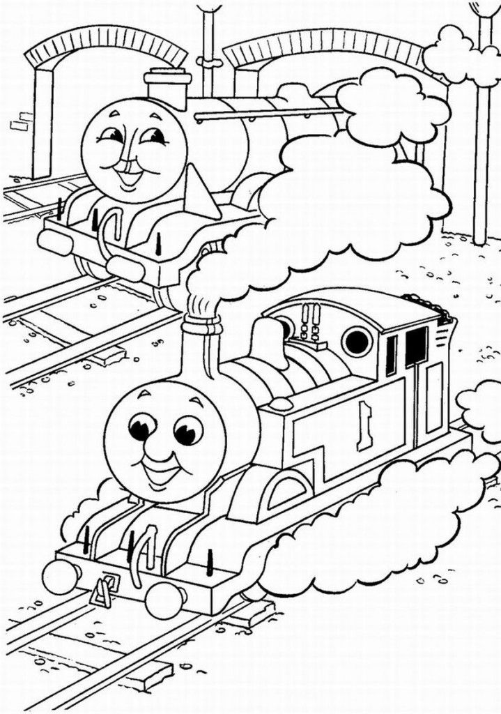Cartoon: Best Thomas And Friends Be Happy Coloring For Kids 