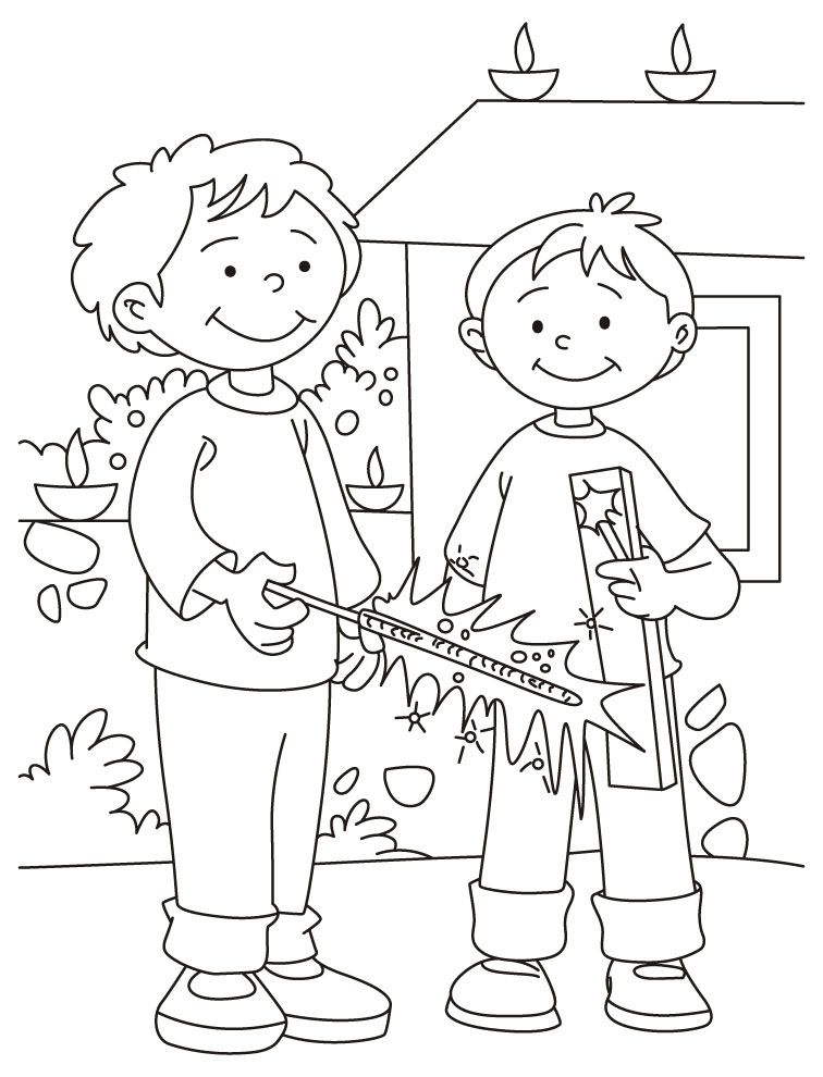 diwali coloring pages 7 diwali coloring pages | Festival Images