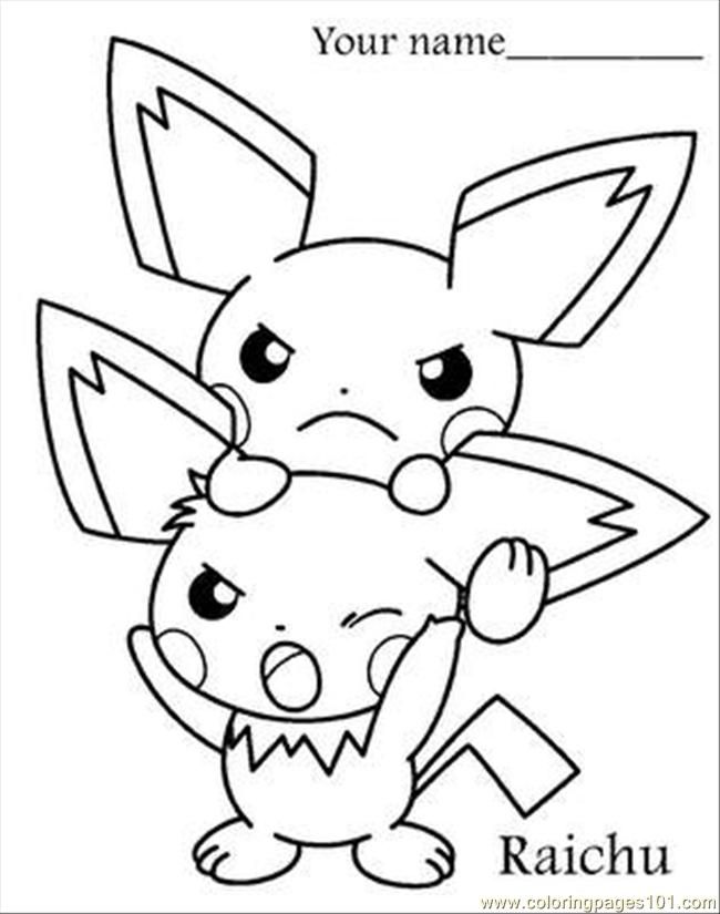 printable coloring page pokemon bcoloring cartoons