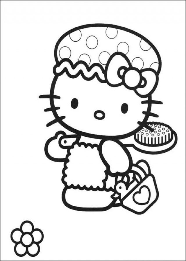 Coloring Pages Of Hello Kitty Going For Bath Coloring Pages 255639 