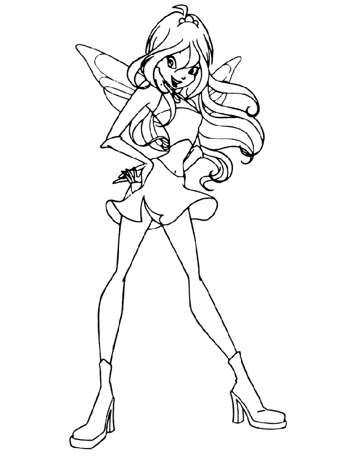 Winx Club Coloring Pages Believix Wallpapers - Kids Colouring Pages