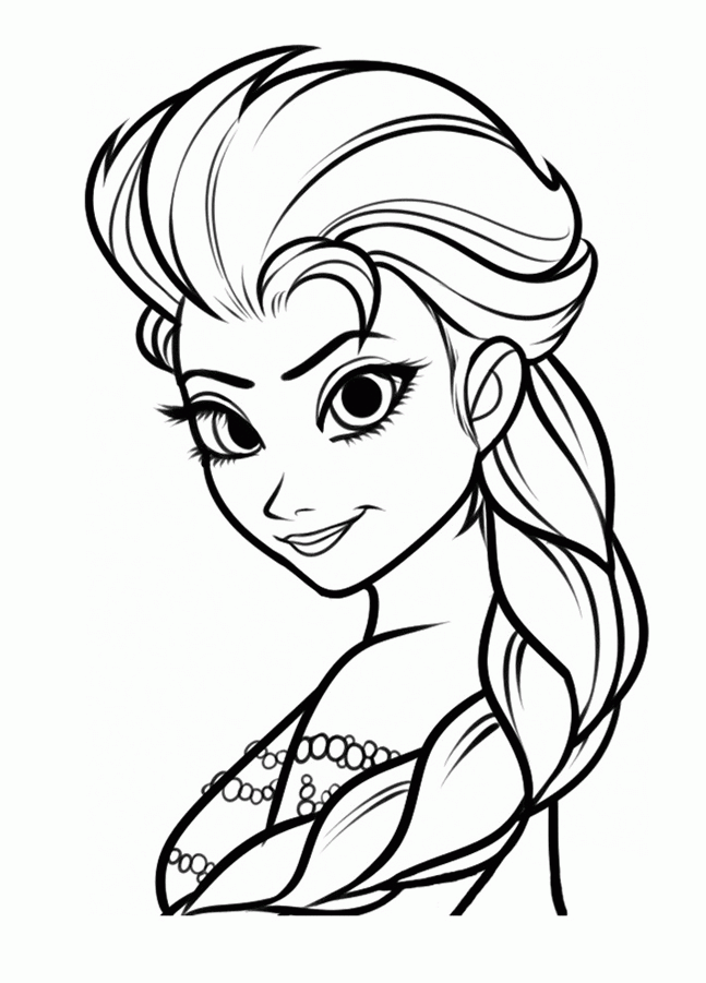 Frozen Coloring Page Printable For Download - Kids Colouring Pages