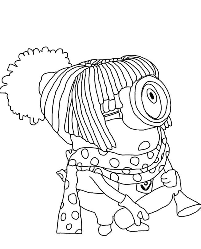 DRESS UP GIRL Colouring Pages