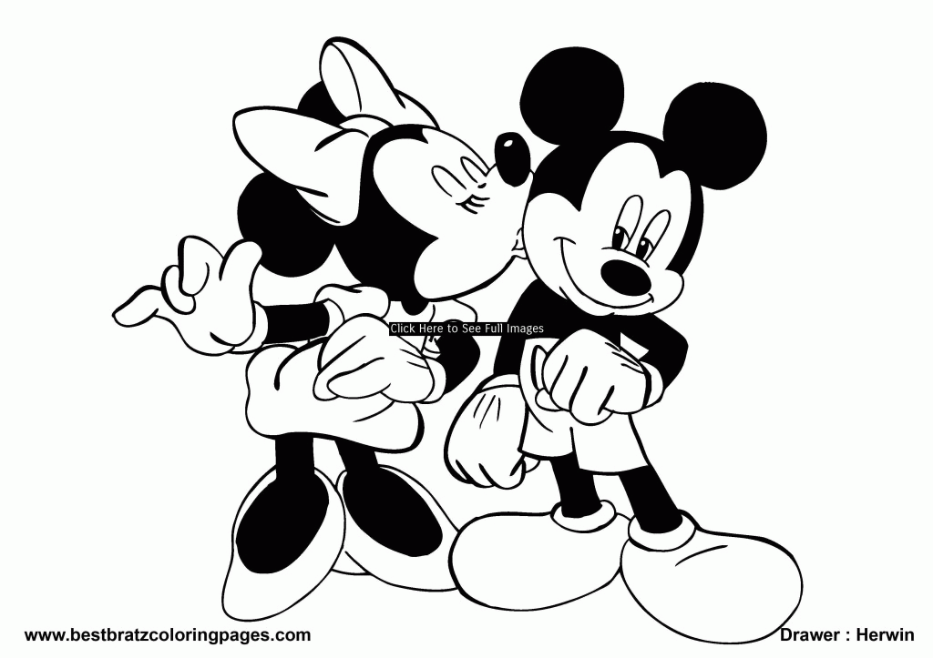 Minnie Mouse Coloring Pages To Print - Free Coloring Pages For 