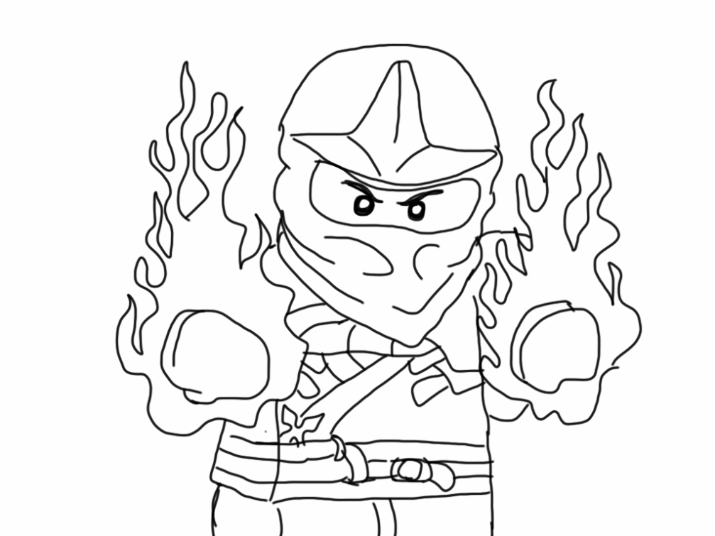 Lego Ninjago Coloring Pages online - Kids Colouring Pages