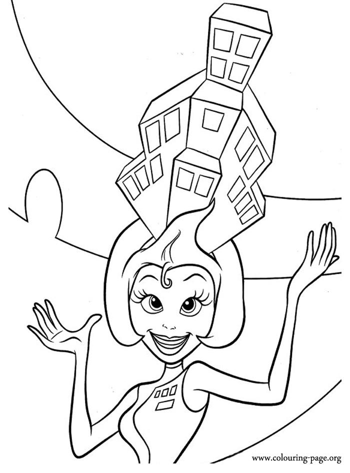 meet the robinsons tallulah robinson coloring page