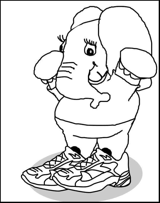 Jarvis Varnado: Baby Elephant Coloring Pages