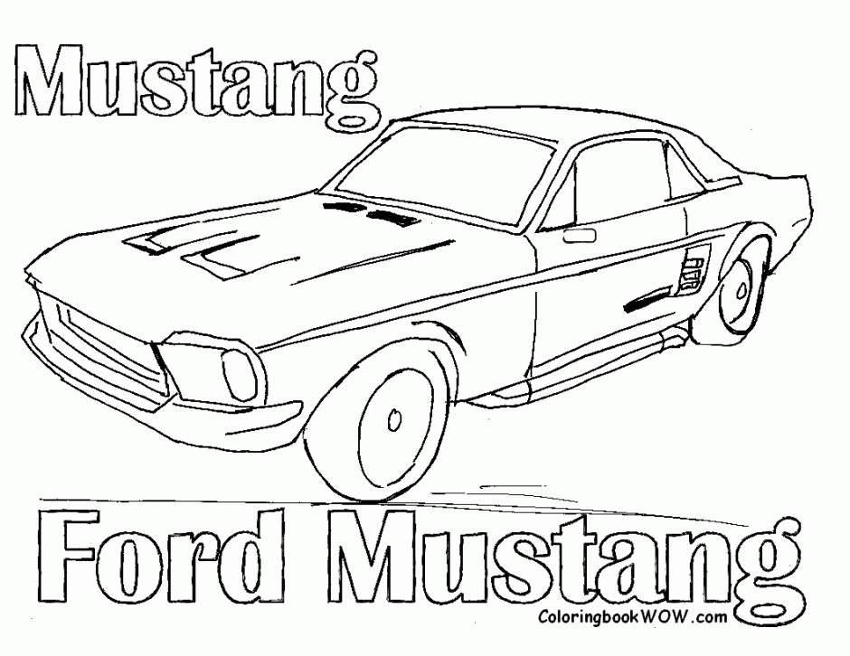 Muscle Car Coloring Pages : Passat Coloring Pages Muscle Car 